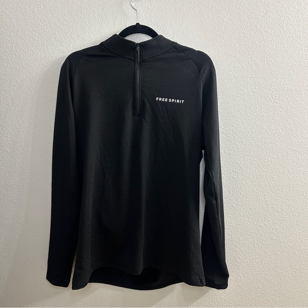 Black Free Spirit Long Sleeve Top